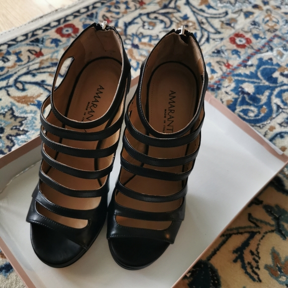 Amaranti black dress shoes - Picture 3 of 11